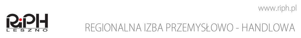 Grafika przedstawiająca logotyp Regionalnej Izby Przemysłowo-Handlowej