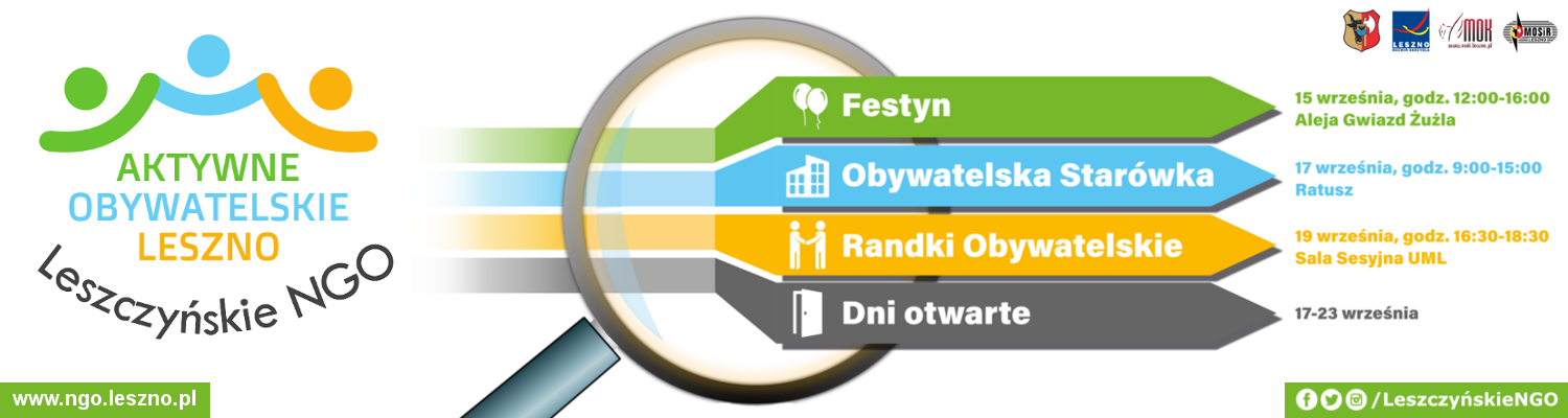 Aktywne Obywatelskie Leszno: festyn, obywatelska starówka, dni otwarte